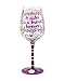 TOP SHELF TS-5061A “A Sister is a Friend Forever” Wine Glass – Hand-painted – Gift Ideas for Her Multicolor, 15oz