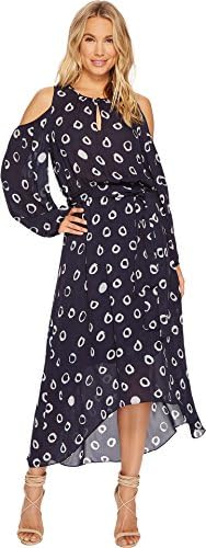 HEATHER Women's Gwyneth Silk Boho Dress Orb Small