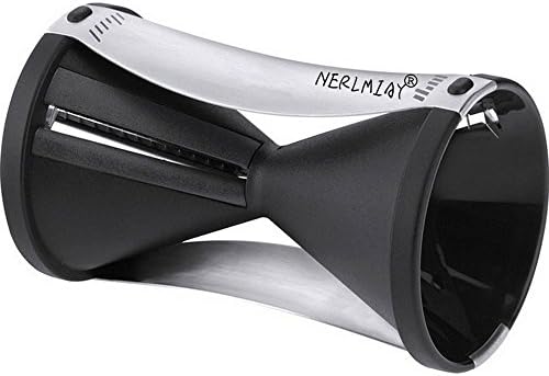Nerlmiay Yid0003 Best 1 Seller Vegetable Spiralizer Rotate the Hourglass Grater Cut Wire Kitchen Gadgets (Black)