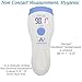 Amplim Hospital Medical Grade No Touch/Non Contact Digital Infrared Travel Temporal Forehead Thermometer for Baby/Adult/Kids/Toddler/Infant/Nurse Fever Temperature Termometro
