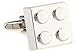 MRCUFF Building Block Pair of Cufflinks in a Presentation Gift Box & Polishing Cloth