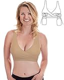 Classic Pump&Nurse Adjustable Back Nursing & Hands Free Pumping Bra, Nude S