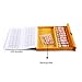 Wooden Sudoku Board Game - with Book of 100 Sudoku Puzzles - Math Brain Teaser Desktop Toys