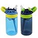 Contigo Kids Autospout Gizmo Water Bottles, 14oz (Nautical Blue/Navy Blue) - 2 Pack