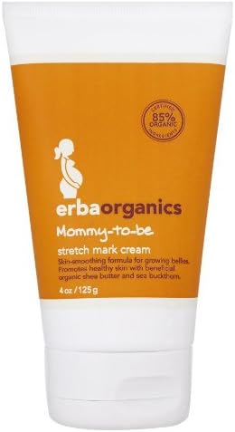 Erbaorganics Mommy-To-Be Stretch Mark Cream, 4 Ounce