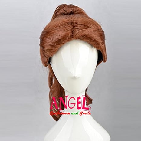 Amazon D1j コスプレウィッグ ディズニー 美女と野獣 Beauty And The Beast ベル Belle コスプレ 仮装 通販