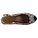 Coach Ferry Womens Black/Smoke Slingback Wedge Sandals