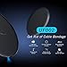 Ulefone UF005 15W 9V Wireless Fast Charging Pad Charger Desktop Charger Leather for Samsung iPhone BLU Blackview Ulefone Doogee OUKITEL CUBOT