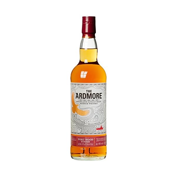 Ardmore 12 Jahre | Port Wood Finish Single Malt Whisky | mit Geschenkverpackung | 46% Vol | 700ml Einzelflasche – Bild 3