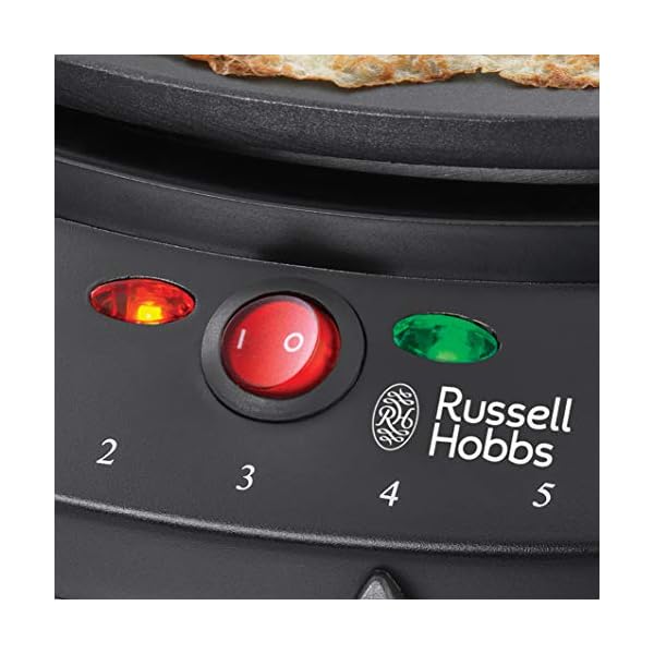 Russell-Hobbs-20920-Fiesta-Crepe-and-Pancake-Maker-Electric-Non-Stick-Hot-Plate-with-Variable-Temperatures-and-Utensils-Included-Black Russell Hobbs 20920 Fiesta Crepe and Pancake Maker - Electric Non Stick Hot Plate with Variable Temperatures and…
