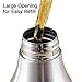 Foraineam 2-Pack 17oz (500ML) Olive Oil Dispenser Bottle Stainless Steel Leakproof Olive Oil Container Kitchen Oil Bottles