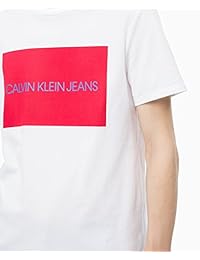 Calvin Klein - Camiseta con logotipo institucional para hombre
