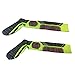 WeiMeet Ski Socks Knee High Warm Skiing Snowboard Socks for Men and Women (Green, L)