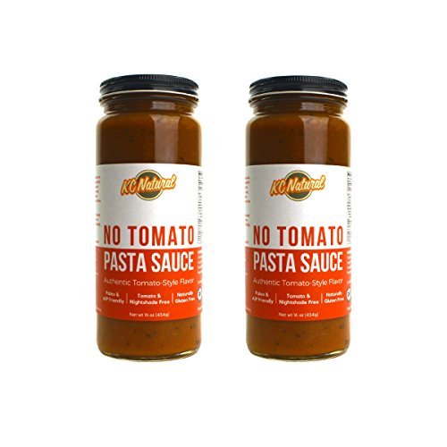 KC Natural - No Tomato Paleo AIP Pasta Sauce 16 oz, (2 Pack)
