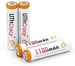 UTHCracy AAA Rechargeable Batteries Ni-MH 1.2V 1100mAh (4 Pack)