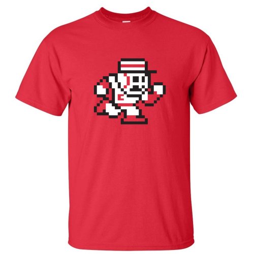 8 BIT MR REDLEGS CINCINNATI REDS funny MENS T-SHIRT