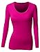 Doublju Fitted Round Neck T-Shirt Top (Plus size available)