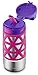 Ello Max Kids Vacuum Insulated Stainless Steel Water Bottle with Silicon Sleeve, 12 oz, Pink/Purple