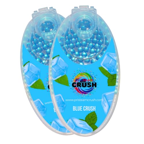 Mint Crushball Refresher Beads For Face Masks, Menthol Filters - Long Lasting And Strong Fragrance - Natural Essential Oils From Herbs And Plants (2 Packs)