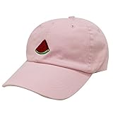 City Hunter C104 Watermelon Cotton Baseball Cap 13 Colors (Pink)