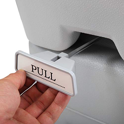thegreatshopman 20L 5.3 Gallon Portable Travel Toilet Mobile Camping Outdoor/Indoor Commode Potty Gray