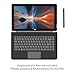 XIDU 13.3-inch PhilPad 2 in 1 Laptop Tablet IPS Touchscreen 2K (2560X1440) Intel N3350 6GB RAM 64GB ROM, Metal Body, WiFi, Bluetooth, Lightweight, USB Type-C, Detachable Keyboard, Stylus Penthumb 3