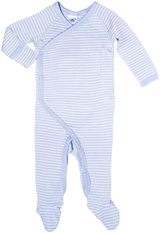 Cashew Kidswear Baby 100% Organic Cotton Baby Footie Romper