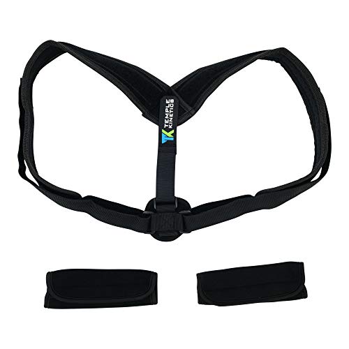 Temple Kinetics Premium Adjustable Posture Corrector for Men and Women - Comes with 2 Bonus Pads and a Mesh Wash Bag - Straightens Shoulders and Upper Back to Prevent Slouching for Body Wellness - Thumbnail 6