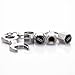 DR Wrench Keychain Chrome Tire Valve Stem Caps for Audi
