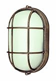 Trans Globe Lighting 41005 RT Outdoor Aria 8.5" Bulkhead, Rust (Tools &amp; Home Improvement)