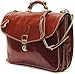 Cenzo 4050 Italian Leather Briefcase Attache