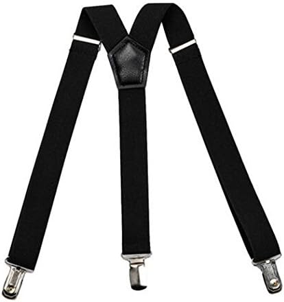 Daffnis Men's Shirt Stays Garter Dress Hidden Suspenders with Non-slip Locking Clamps