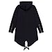OLRIK Mens Hooded Outwear Plus Long Hoodies Overcoat