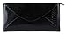 Scarleton Large Snake Envelope Clutch H334801 - Black