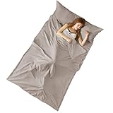 Dolloly Sleeping Bag Liner Lightweight Warm Roomy Compact Sleep Sack Camping Sheet for Camping, Travelling, Youth Hostels, Picnic, Backpacking