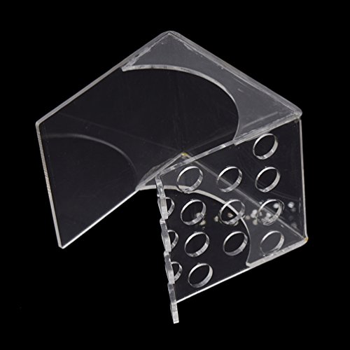BetterUS Transparent Syringe Organizer Dental 11 Holes Dental U-Shaped Rack New