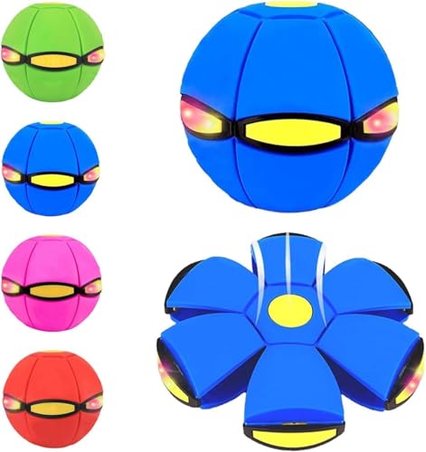 Flexyony Magic Ball, Magic Metaball, Children Bouncing Ball, Parent-Child Interaction, Dual Form Freely Switchable, with 6 Light