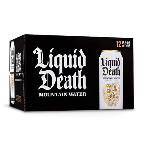 LIQUID DEATH STILL MOUNTAIN WATER, 16.9 OZ TALLBOYS (12-PACK)