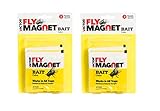 2-Pack Victor Fly Magnet Replacement Bait (3-Packets of 12g Bait per Pack=6 baits); Patented Non-Poisonous Bait for Outdoor use; Children, Pets&Environment Safe. Works w/ Victor Fly Magnet Trap!