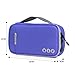 BAGSMART Electronic Organizer Travel Cable Organizer Bag Portable Electronic Accessories Bag for Cable, USB, Blue