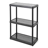 Gracious Living 3 Shelf Fixed Height Solid Light