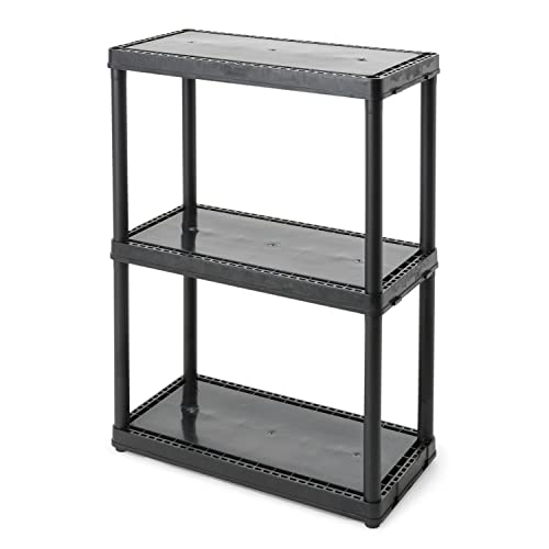 Gracious Living 3 Shelf Fixed Height Solid Light
