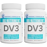 Systemic Formulas DV3#129 BioNutriment Vitamin D3 Plus Immune Support 60 Capsules (Pack of 2)