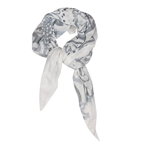 girl's floral print 100% cotton face scarf