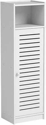 aimu Waterproof Bathroom Cabinet 80x20x24cm Floor Standing Storage Unit view 5