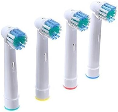 Camkey Toothbrush Heads Replacement Compatible with Braun Oral B SB-17A, 4pcs/Pack