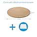 Unicook Small Pizza Stone, 10.25 Inch Round Pizza Grilling Stone, Baking Stone, Cooking Stone for Oven, Perfect Size for Personal Pizza, Ideal for Baking Crisp Crust Pizza, Bread, Cookies and More