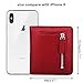 GDTK RFID Blocking Wallet Women's Small Compact Bifold Leather Purse Front Pocket Mini Wallet (Wine Red)