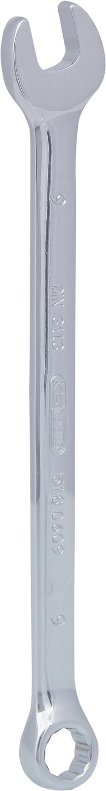 KS Tools 518.0609 CHROME + ring spanner, abgew Inket 9 mm