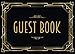 Guest Book: Black & Gold Art Deco Theme by Art Deco Guestbooks